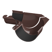 ТЕХНОНИКОЛЬ Металлическая водосточная система, внутренний угол регулируемый 100-165°, коричневый	 (фото)