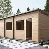 Баня 23 (Стандарт) - брус 44 мм (фото)