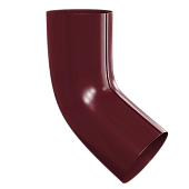 Колено трубы D100 (ПЛД-02-3005 Красное вино-0.6) (фото)