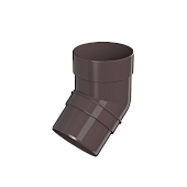  ТН ОПТИМА колено трубы 135°, темно-коричневый (фото)